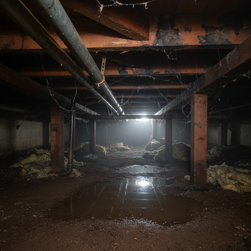 Midlothian Homeowner’s Guide to Spring Crawl Space Moisture and Mold